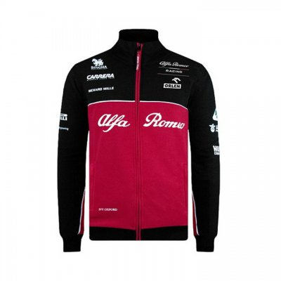 Sweat Alfa Romeo Homme Formule 1 Officiel Team F1 Racing 2021 Rouge Noir Sweat Alfa Romeo Homme Formule 1 Officiel Team F1 Racing 2021 Rouge Noir